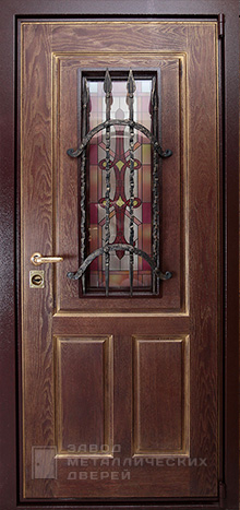 Фото «Дверь с ковкой №20» в Солнечногорску