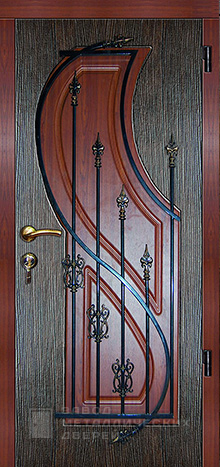 Фото «Дверь с ковкой №8» в Солнечногорску