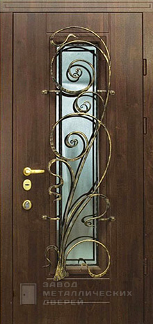 Фото «Дверь с ковкой №17» в Солнечногорску