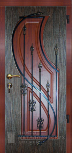 Фото «Дверь с ковкой №8» в Солнечногорску